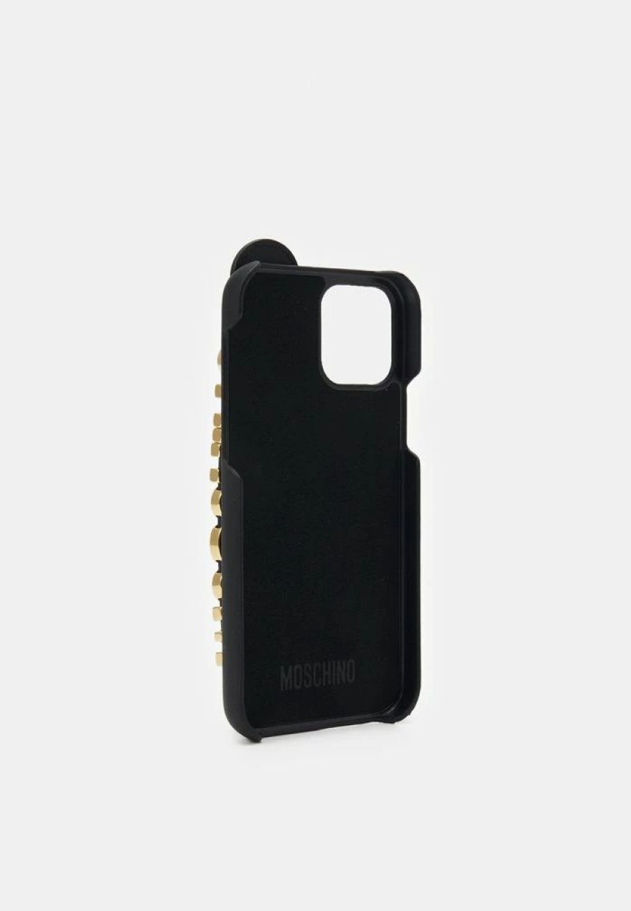 * | Moschino I Phone 12/12 Pro Unisex Phone Case Fantasy Black