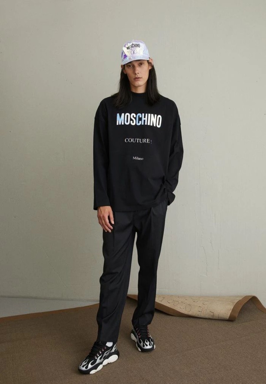 * | Moschino Upper Body Garment Long Sleeved Top Fantasy Black