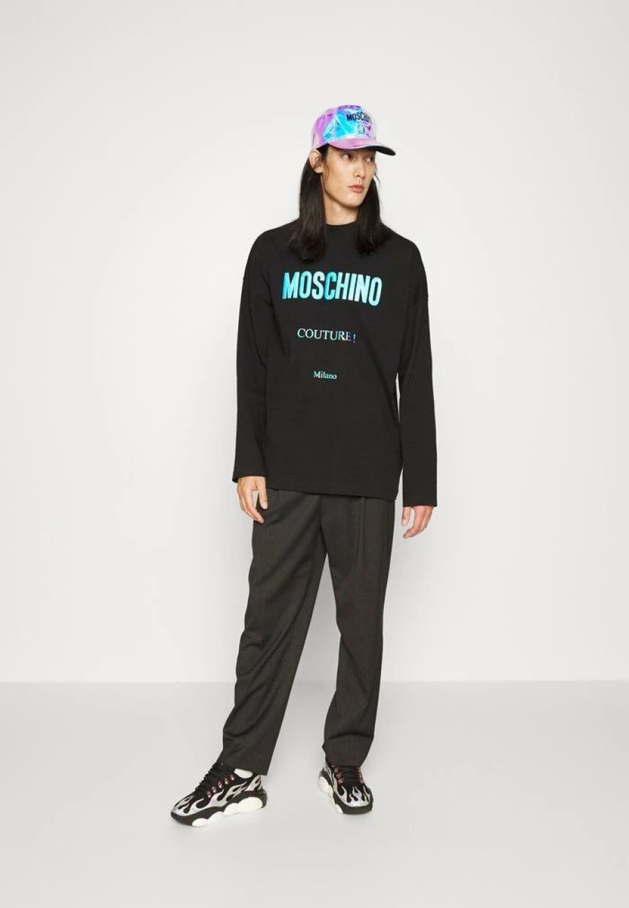 * | Moschino Upper Body Garment Long Sleeved Top Fantasy Black