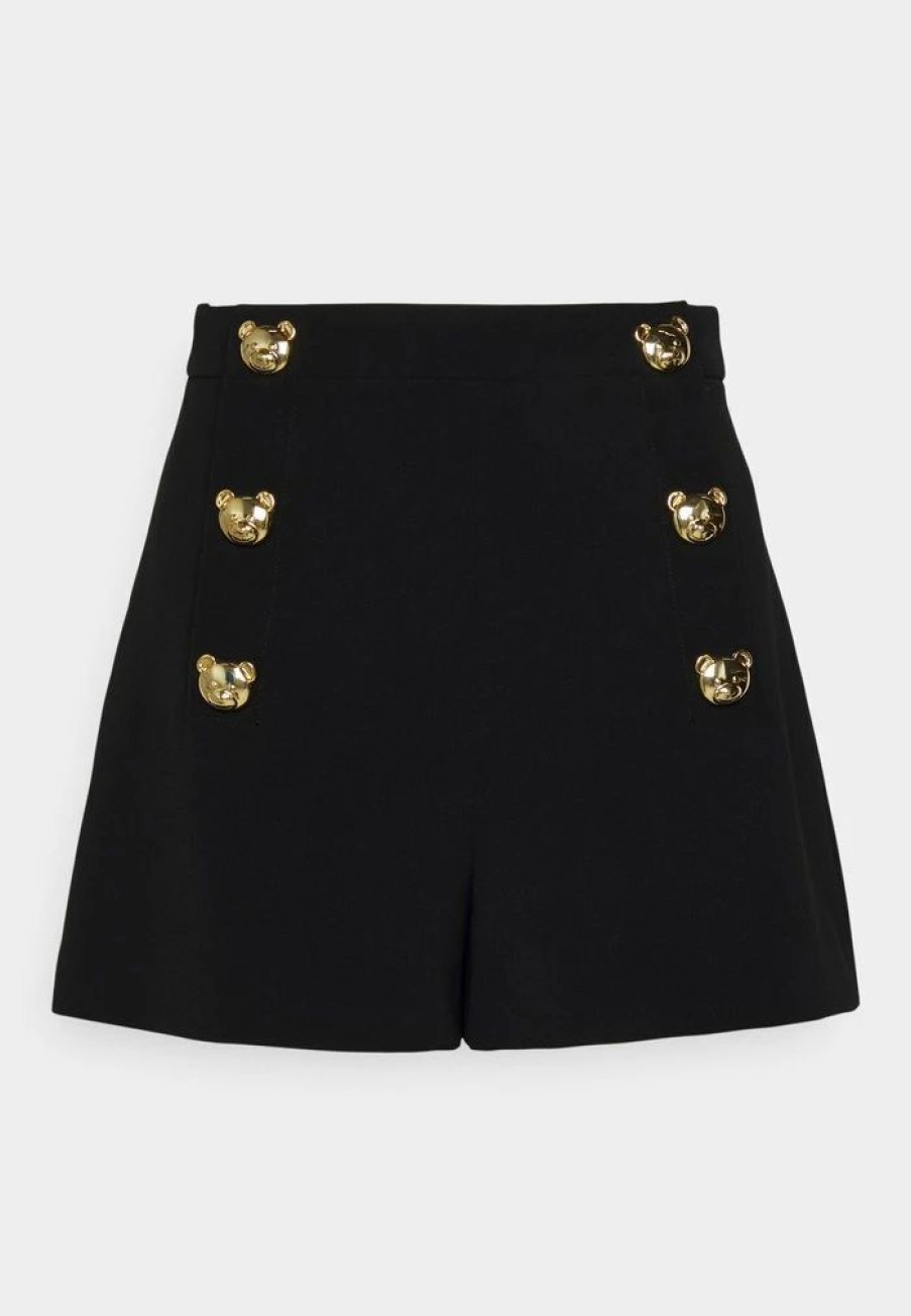 * | Moschino Teddy Buttons Shorts Black