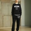 * | Moschino Double Smile Sweatshirt Fantasy Black