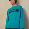 * | Moschino Sweatshirt Turquoise