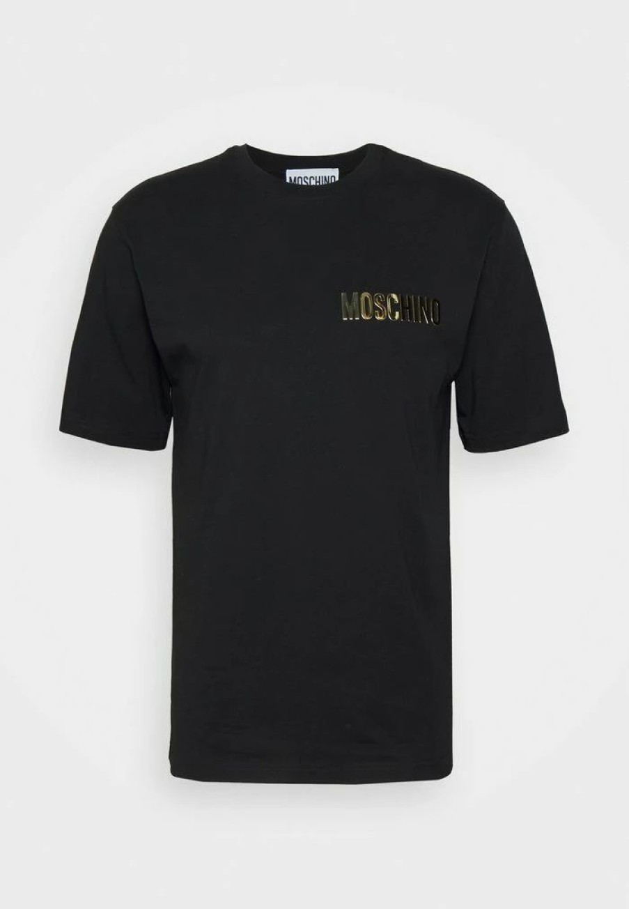 * | Moschino Print T-Shirt Black