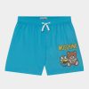 * | Moschino Swim Minions Unisex Swimming Shorts Aquarius Blue