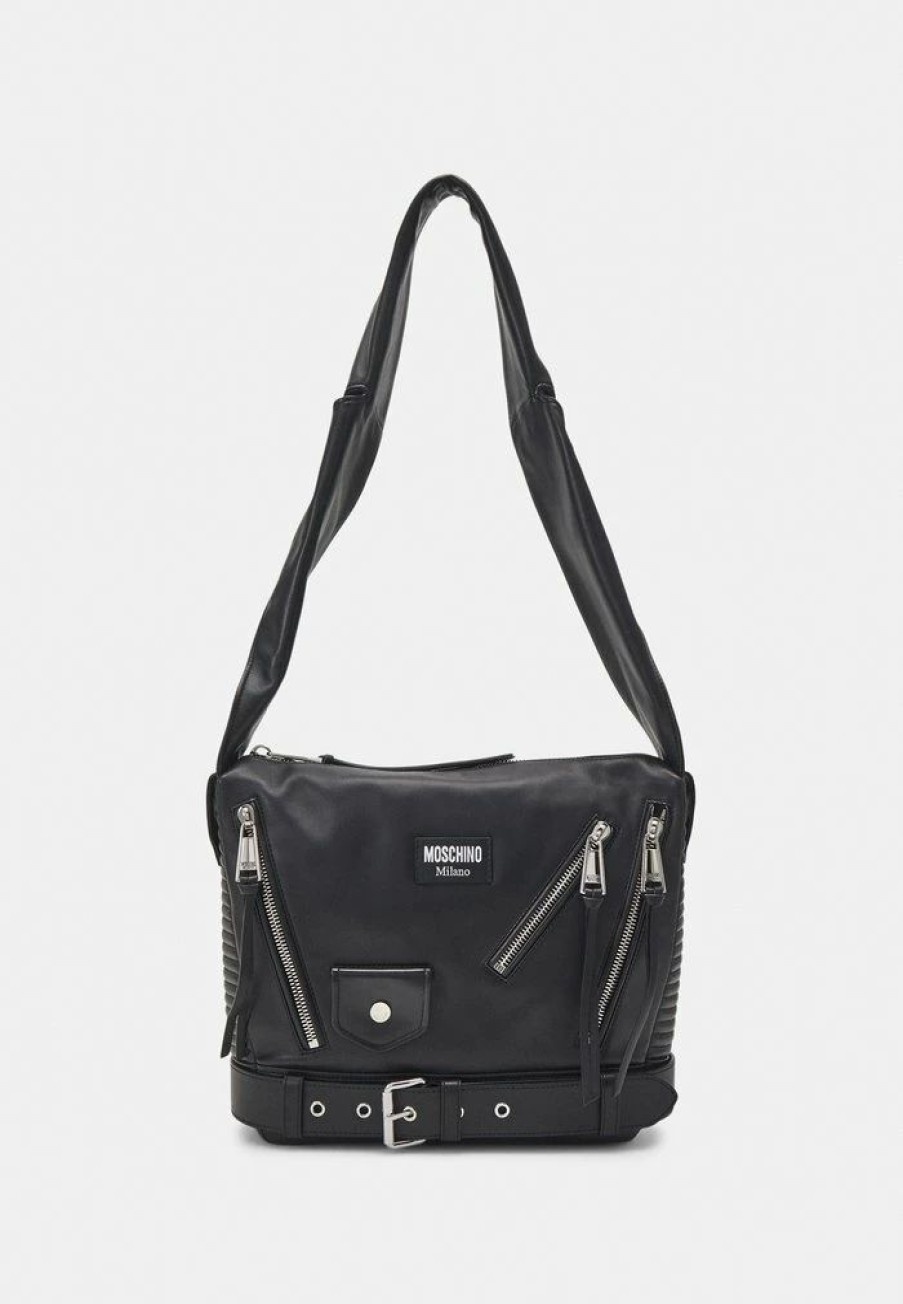 * | Moschino Shoulder Bag Unisex Across Body Bag Black