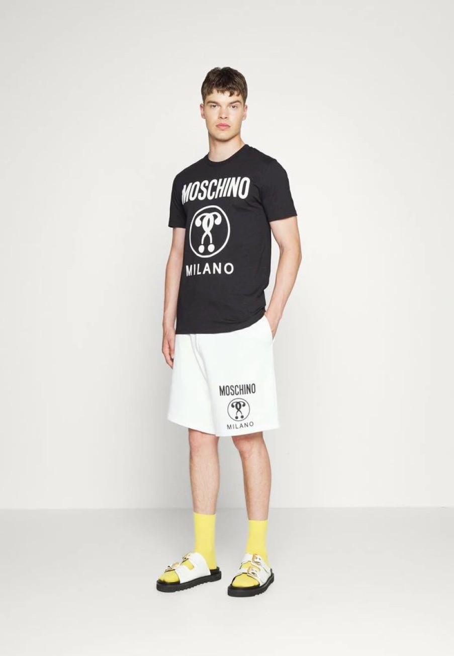 * | Moschino Print T-Shirt Black