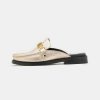 * | Moschino Mules Platino