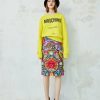 * | Moschino Institutional Logos Sweatshirt Fantasy Yellow