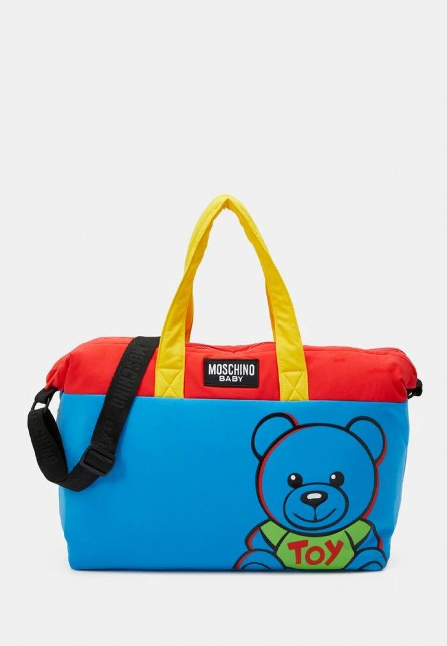 * | Moschino Baby Changing Bag With Mat Unisex Baby Changing Bag Brilliant Blue