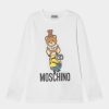 * | Moschino Minions Unisex Long Sleeved Top Optical White