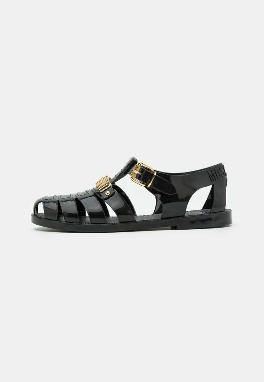 * | Moschino Pool Slides Nero