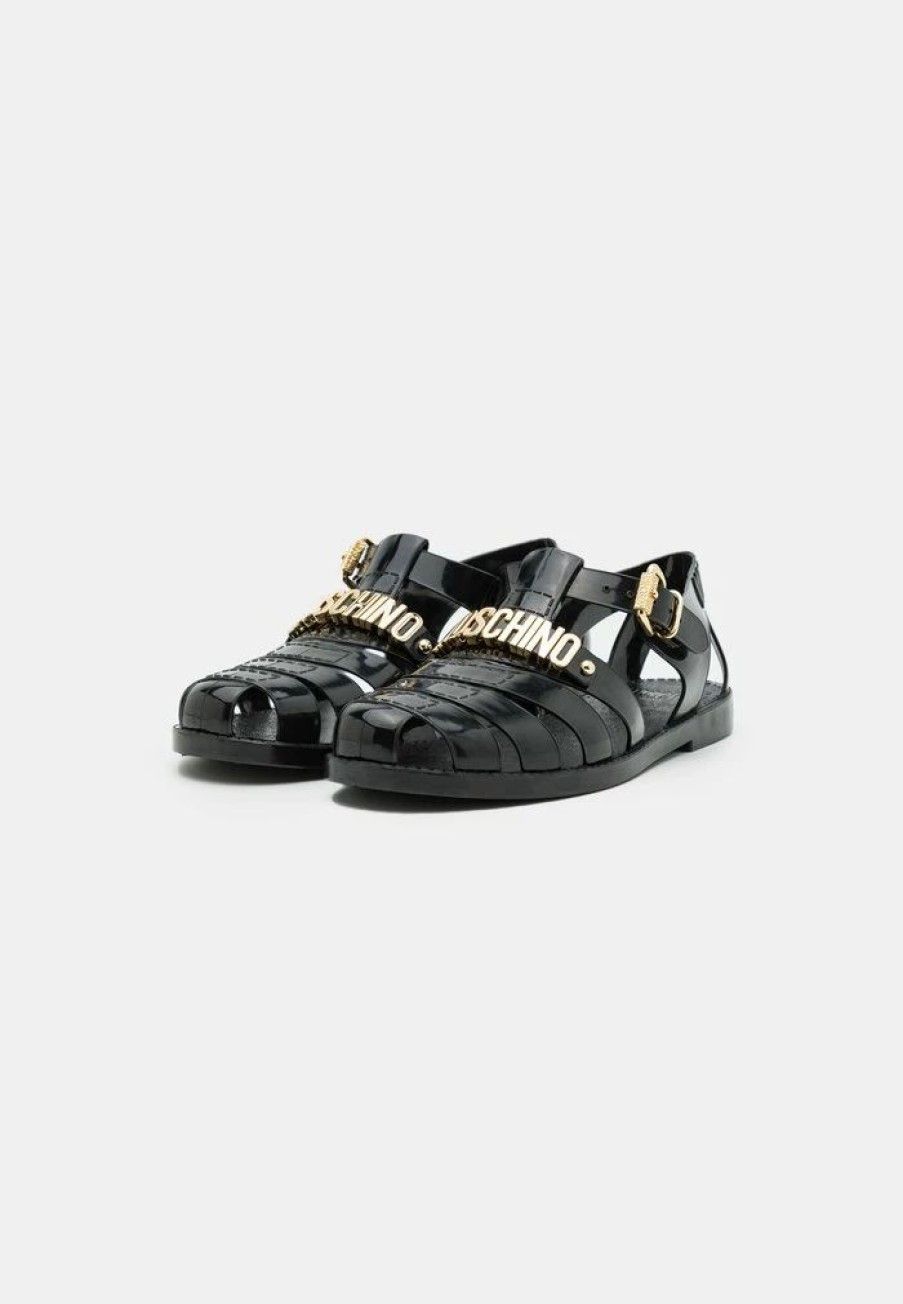 * | Moschino Pool Slides Nero