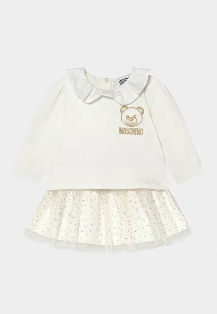 * | Moschino Skirt Set Long Sleeved Top Cloud