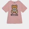 * | Moschino Maxi Unisex Print T-Shirt Sugar Rose