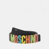 * | Moschino Belts Unisex Belt Fantasy Print Black