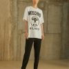 * | Moschino Double Question Mark Print T-Shirt Fantasy White