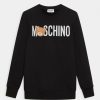 * | Moschino Unisex Sweatshirt Black