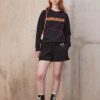 * | Moschino Embroidered Seasonal Sweatshirt Black