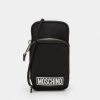 * | Moschino Label Unisex Across Body Bag Fantasy Black