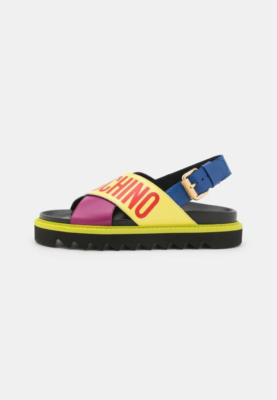 * | Moschino Platform Sandals Fantasy Color