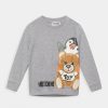 * | Moschino Unisex Sweatshirt Melange Grey