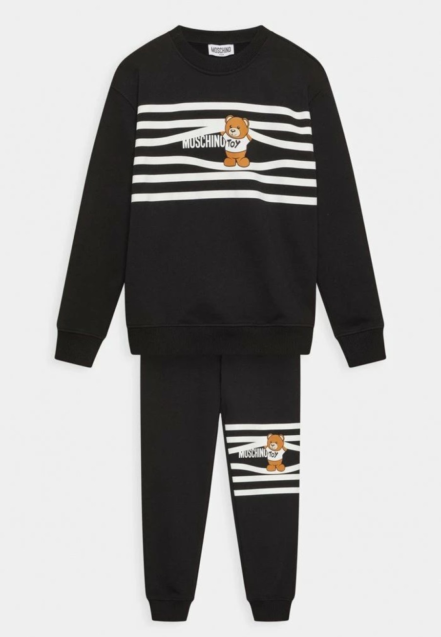 * | Moschino Tracksuit Unisex Sweatshirt Black