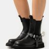 * | Moschino Cowboy/Biker Ankle Boot Fantasy Color