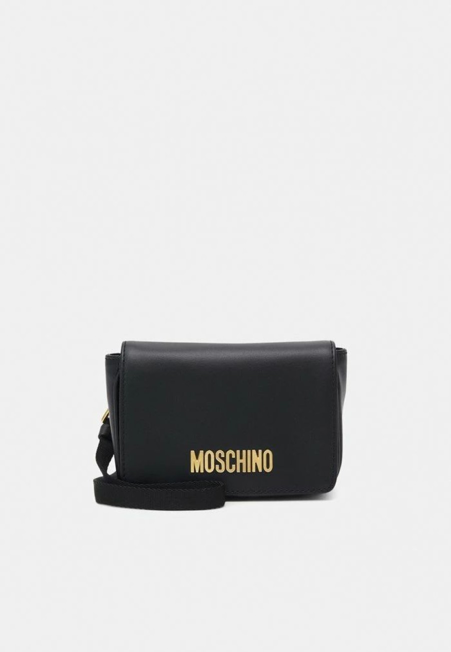 * | Moschino Unisex Across Body Bag Black