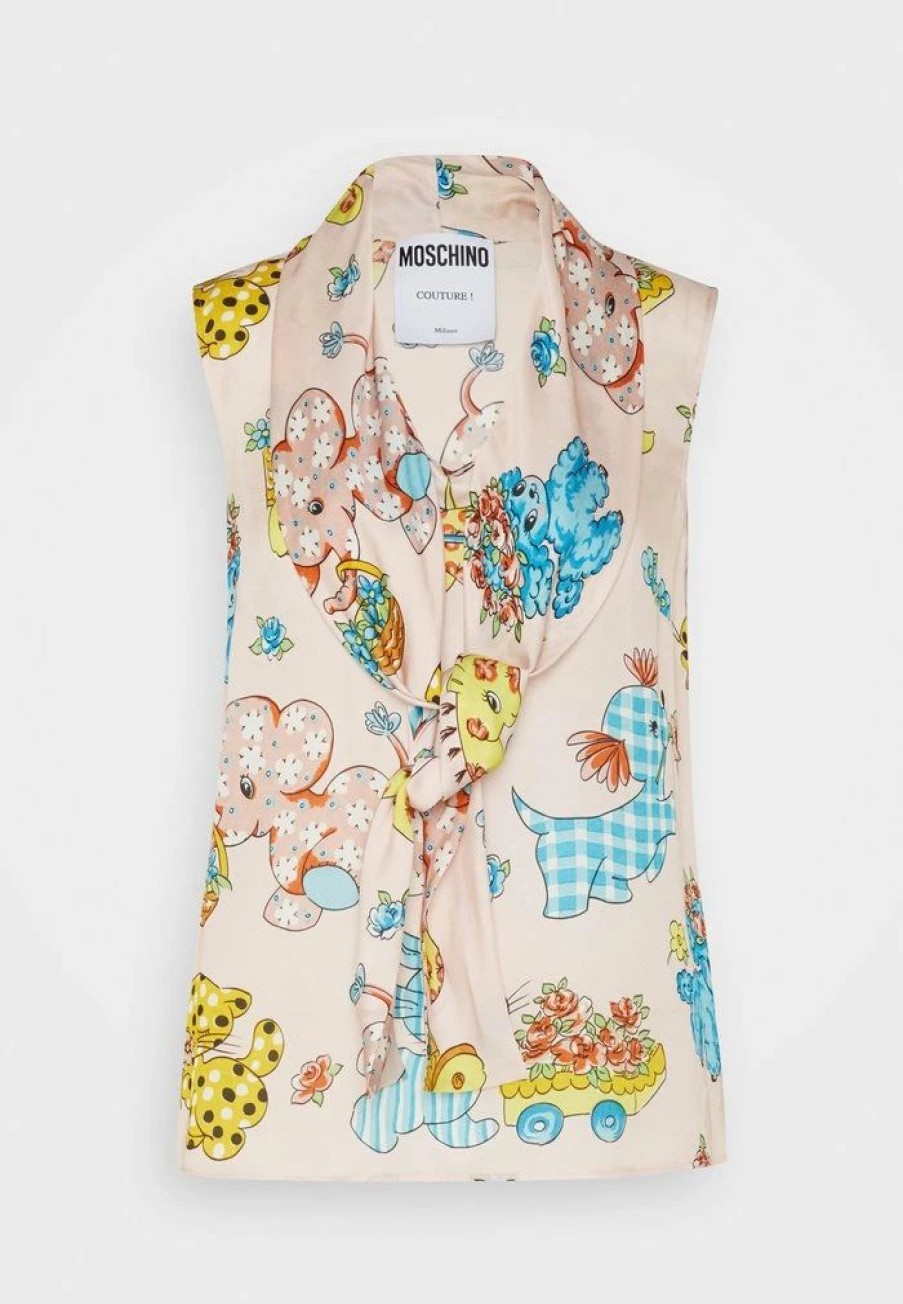 * | Moschino Calico Animals Blouse Pink