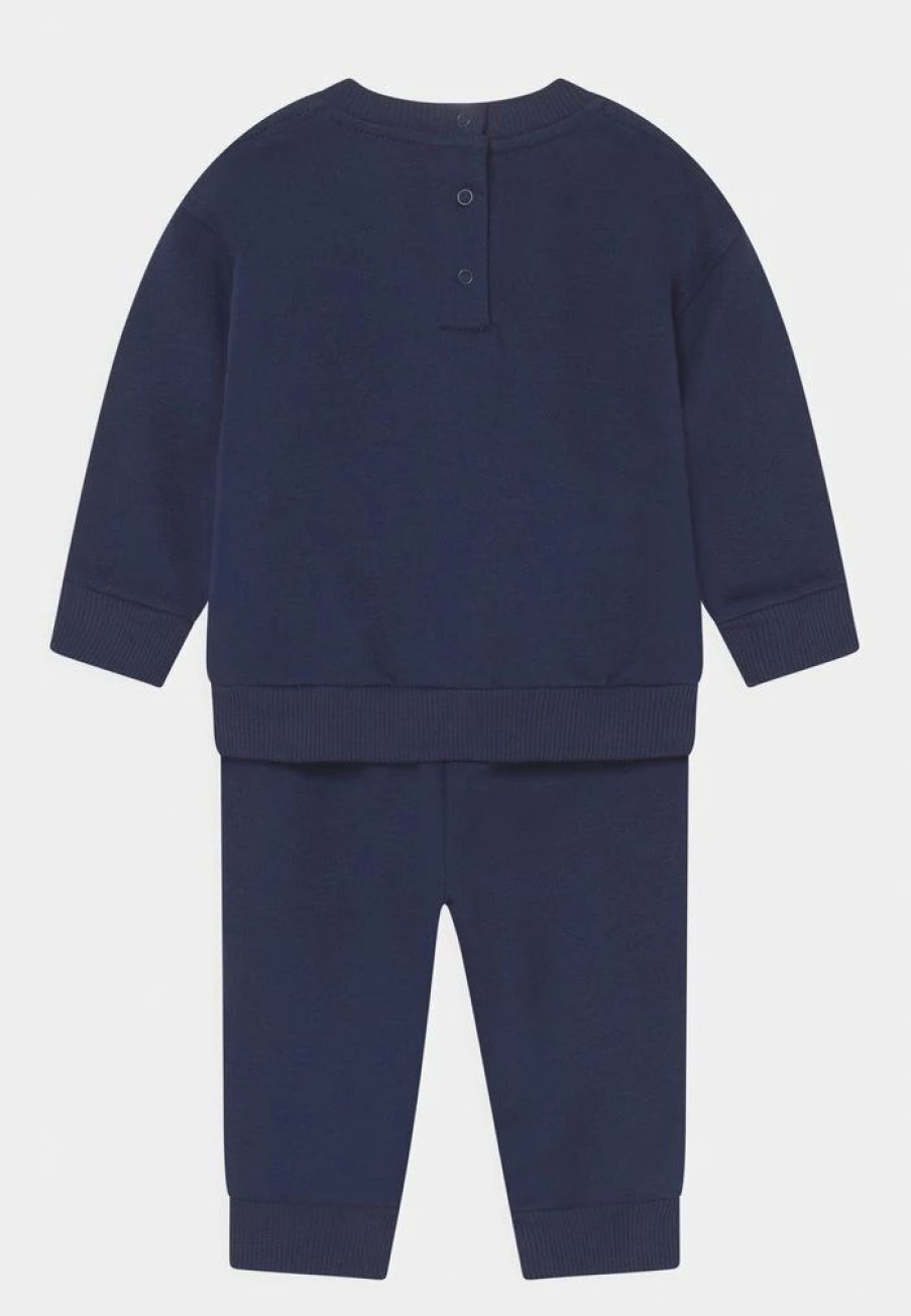 * | Moschino Tracksuit Unisex Set Sweatshirt Navy Blue