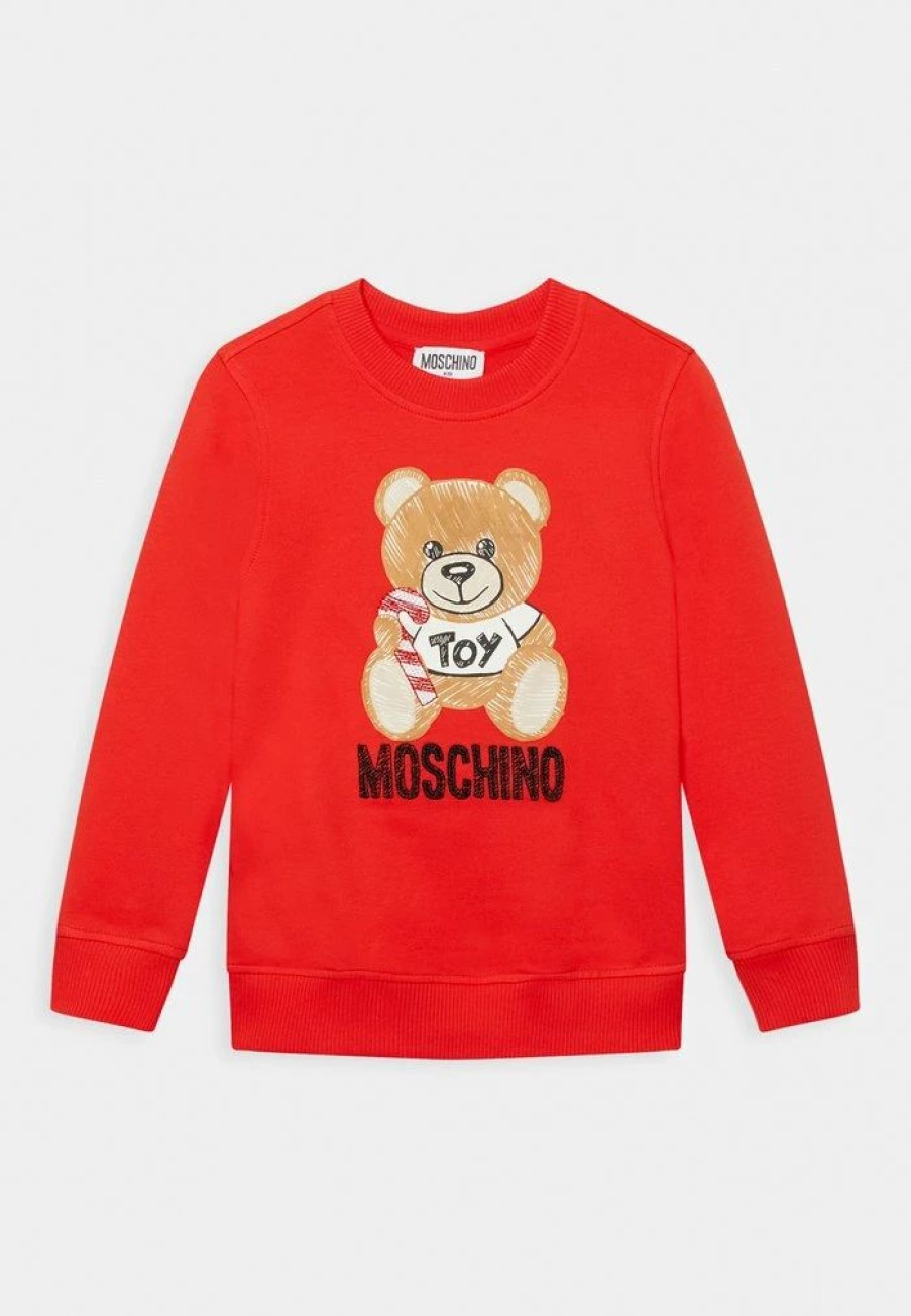 * | Moschino Xmas Unisex Sweatshirt Poppy Red