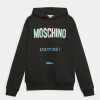 * | Moschino Hooded Unisex Sweatshirt Black