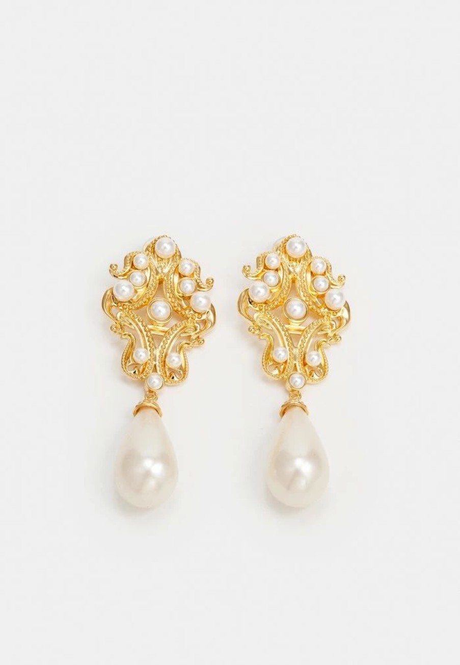 * | Moschino Earrings Earrings Shiny Gold-Coloured