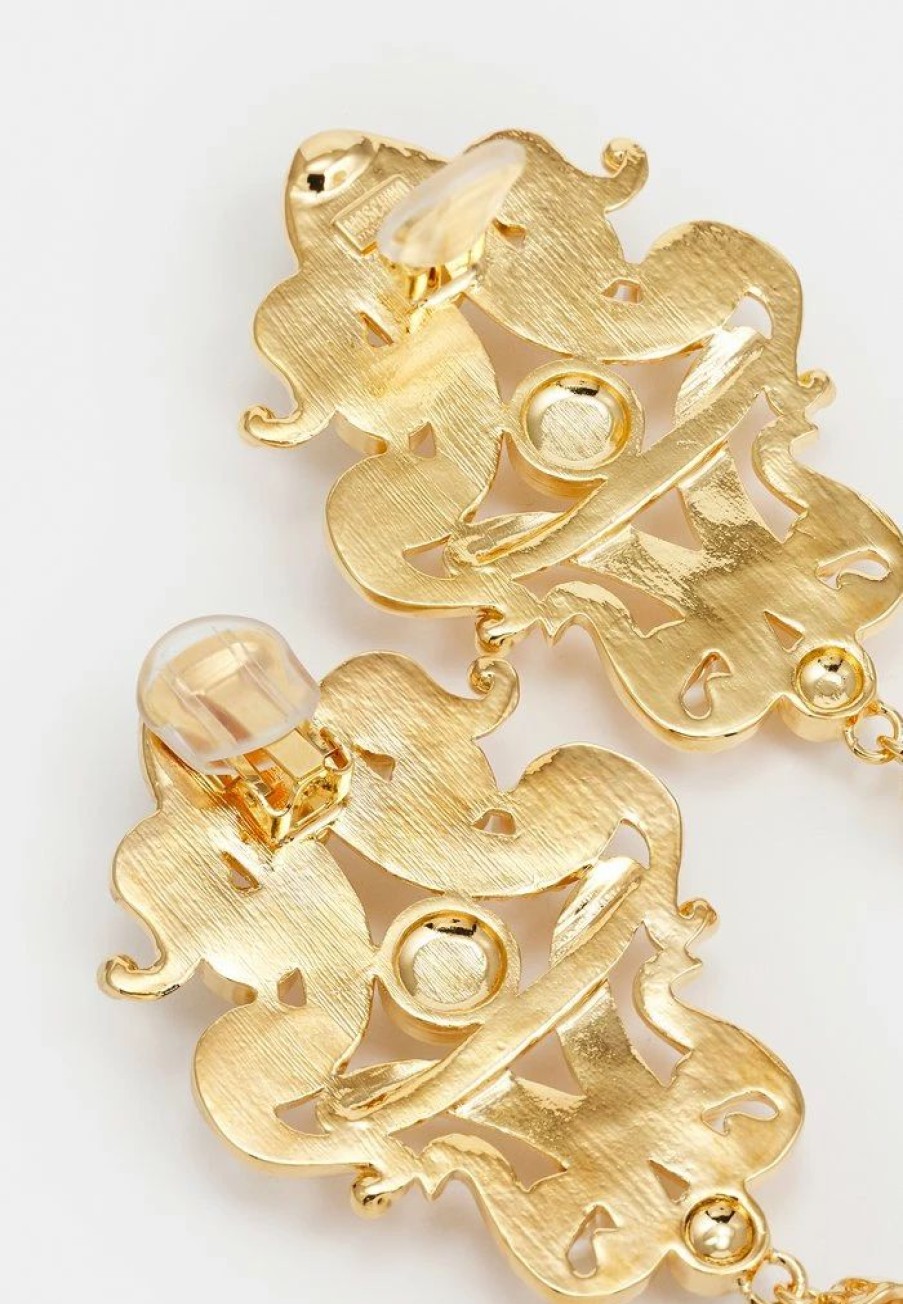 * | Moschino Earrings Earrings Shiny Gold-Coloured