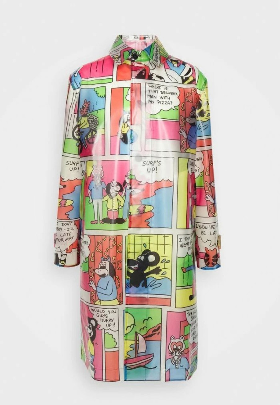 * | Moschino Rain Coat Waterproof Jacket Fantasy