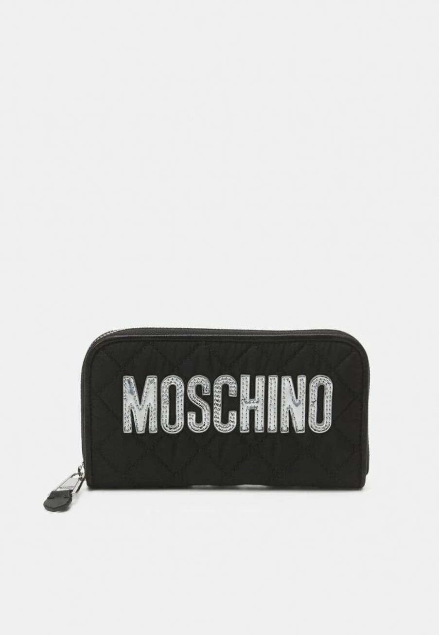 * | Moschino Portafoglio Wallet Black/Silver