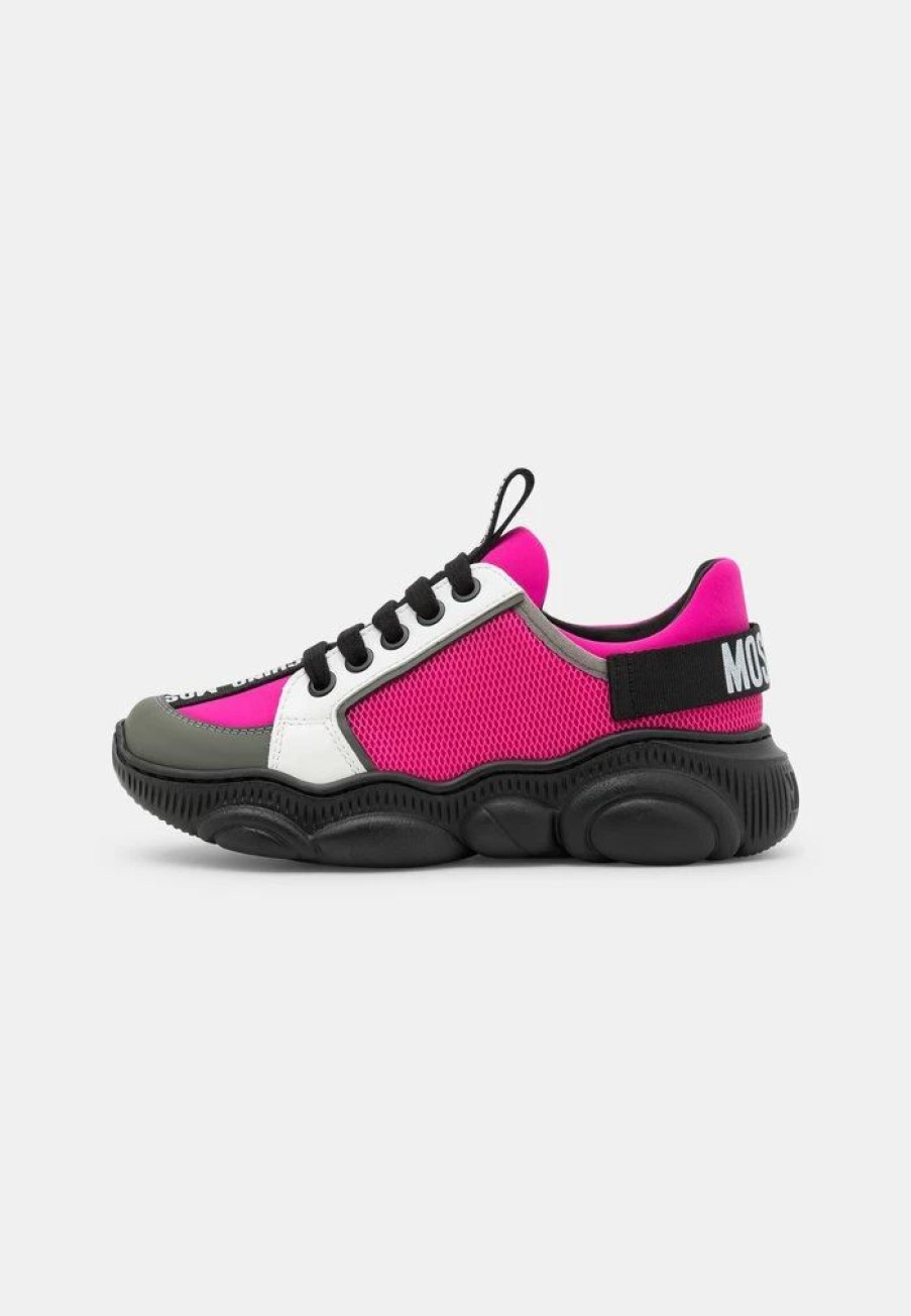 * | Moschino Trainers Black/Fuxia