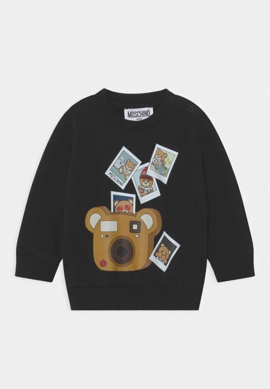 * | Moschino Unisex Sweatshirt Black