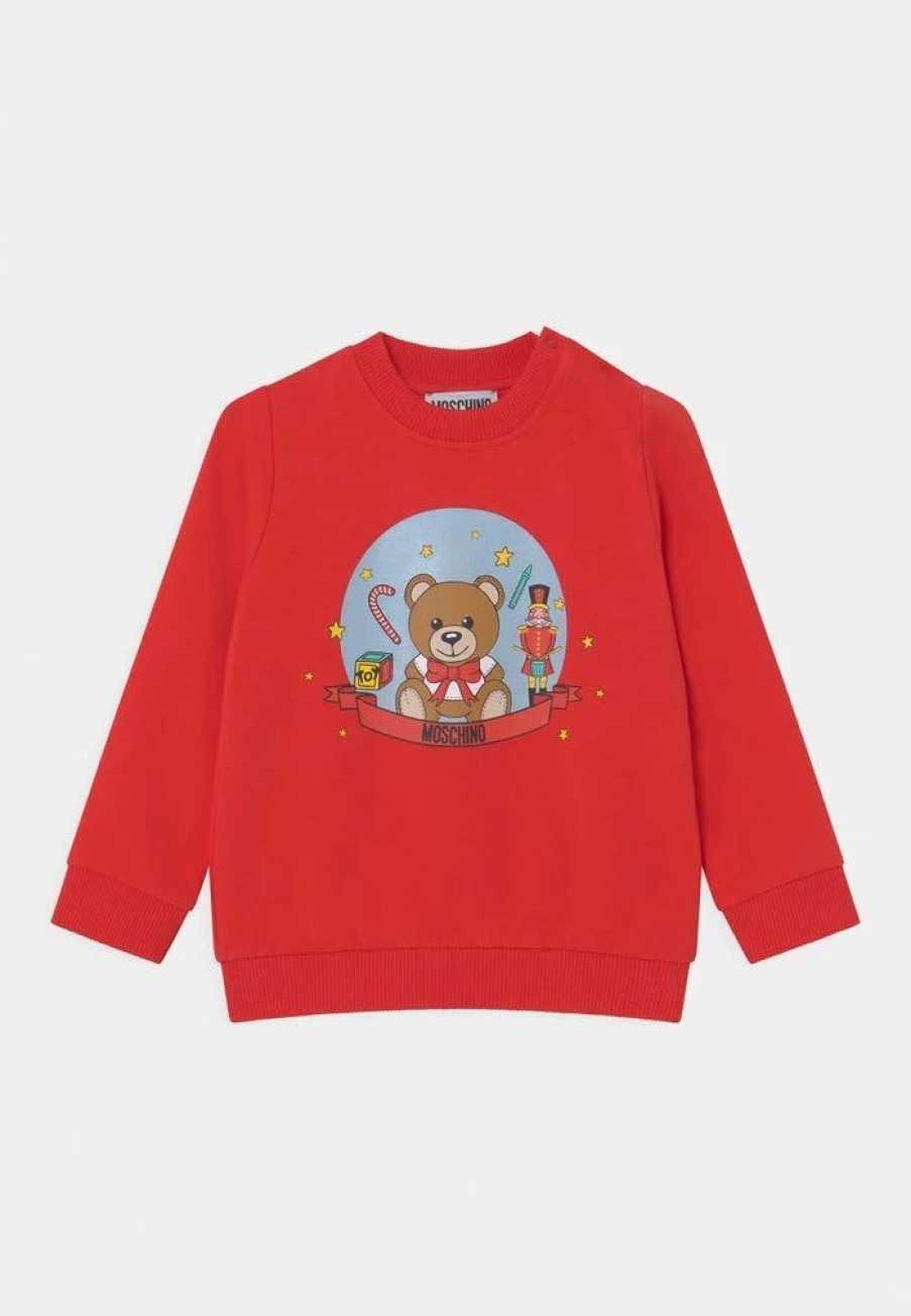 * | Moschino Unisex Sweatshirt Poppy Red