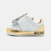 * | Moschino Unisex First Shoes White/Gold