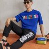 * | Moschino Print T-Shirt Fantasy Light Blue