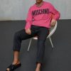 * | Moschino Sweatshirt Fucsia