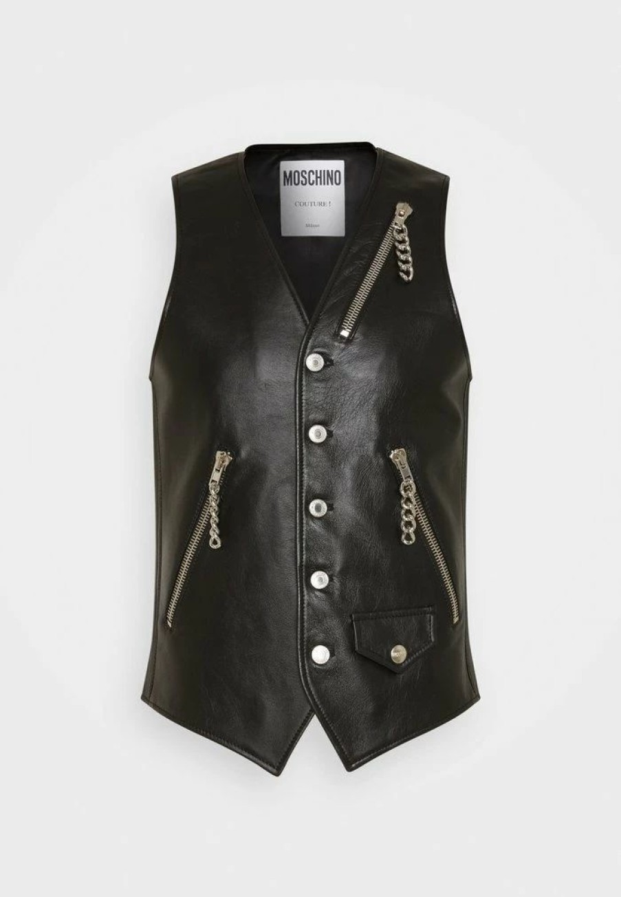 * | Moschino Outerwear Waistcoat Black