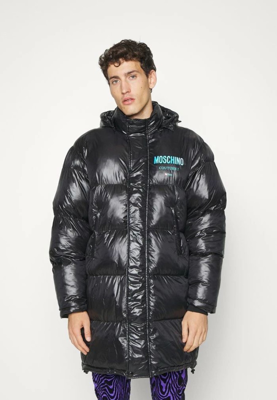 * | Moschino Long Jacket Down Jacket Fantasy Black