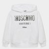 * | Moschino Addition Unisex Sweatshirt Optical White