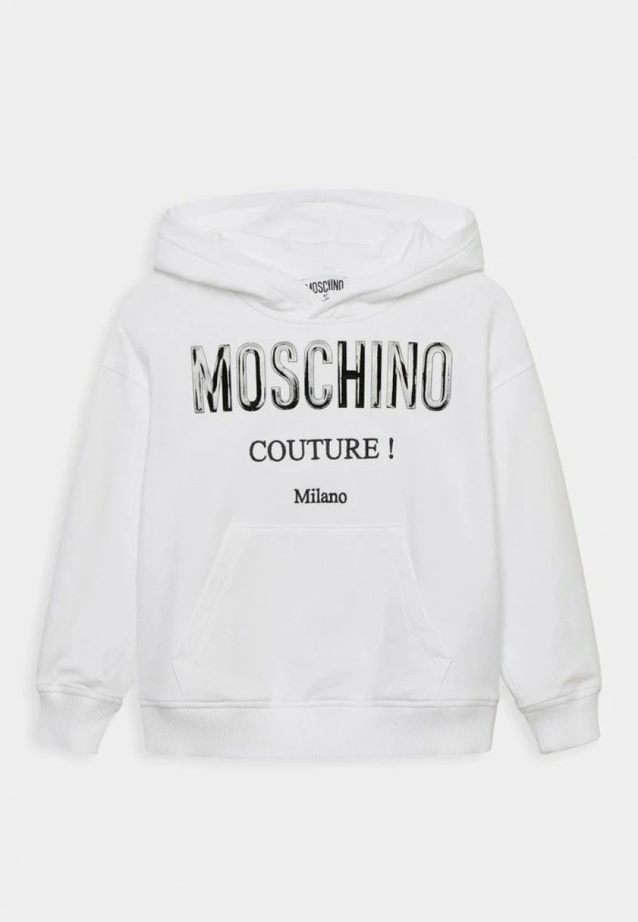 * | Moschino Addition Unisex Sweatshirt Optical White