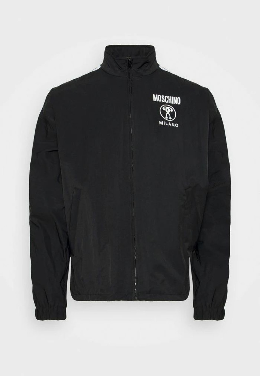 * | Moschino Outerwear Training Jacket Black