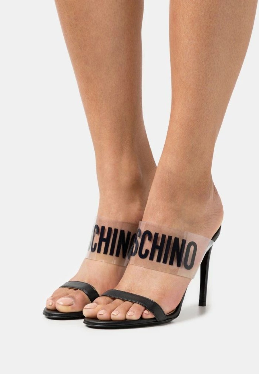 * | Moschino Heeled Mules Nero