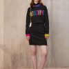 * | Moschino Color Block Jumper Dress Black