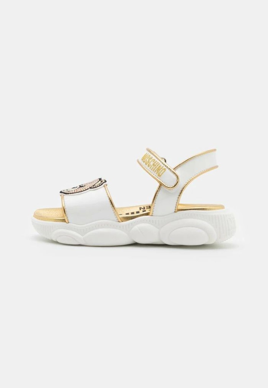 * | Moschino Sandals White/Gold